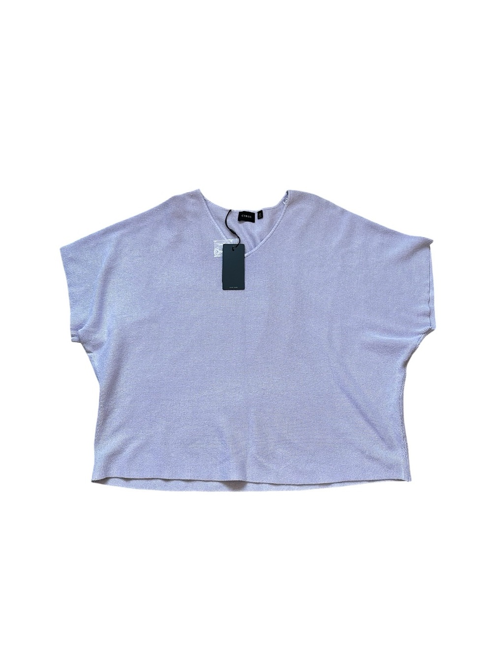 Cyrus Waffle Knit Dolman Sleeve Top Boxy Fit Lagenlook Minimalist Size 3X